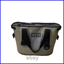 YETI Hopper 30 Soft Bag Zipper Cooler No Shoulder Strap Grey