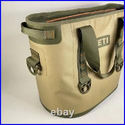 YETI Hopper 30 Soft Cooler Bag Tan Green