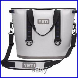 YETI Hopper 30 Soft Side Portable Ice Cooler Gray/Blue NEW with Tags