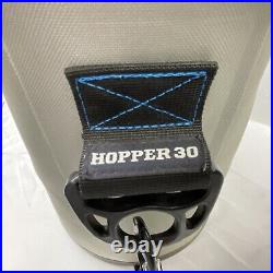 YETI Hopper 30 Soft-Sided Cooler Fog Gray Tahoe Blue Original- Discontinued