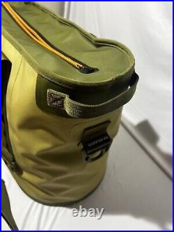 YETI Hopper 40 Leak-Proof Bag Tote Cooler Field Tan / Blaze Orange RARE