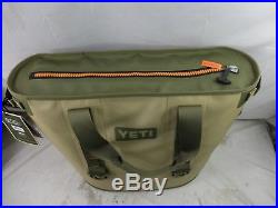 YETI Hopper 40 Portable Cooler Field Tan/Blaze Orange