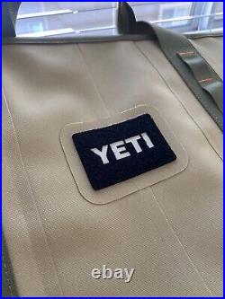 YETI Hopper 40 Soft Cooler Leak-Proof Field Tan/Blaze Orange RARE SOLD OUT