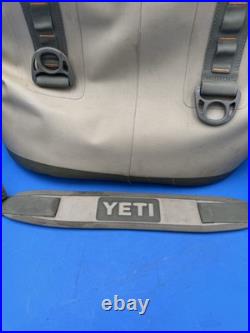 YETI Hopper 40 Soft Side Cooler Tan Field Green and Orange Liner and Zipper