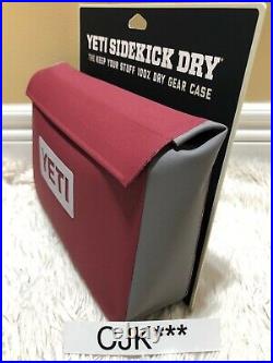 YETI Hopper BACKFLIP 24 Soft Backpack Cooler LTD ED HARVEST RED withSIDEKICK DRY