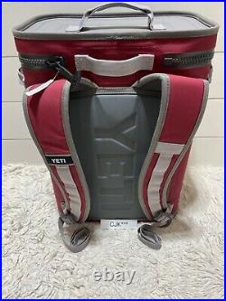 YETI Hopper BACKFLIP 24 Soft Backpack Cooler LTD ED HARVEST RED withSIDEKICK DRY