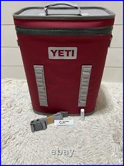 YETI Hopper BACKFLIP 24 Soft Backpack Cooler RETIRED COLOR? HARVEST RED