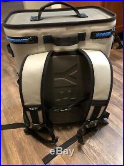 YETI Hopper BackFlip 24 Cooler Backpack Fog Gray NEW without tags