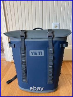 YETI Hopper BackFlip 24 Soft-Sided Backpack Cooler Navy Blue