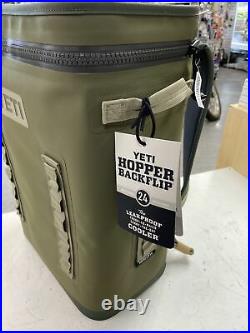 YETI Hopper Backflip 24 Soft Sided BackPack Cooler Highlands Olive