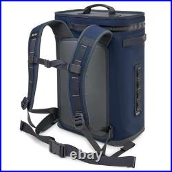 YETI Hopper Backflip 24 Soft Sided Backpack Cooler Navy Blue