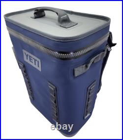 YETI Hopper Backflip 24 Soft Sided Backpack Cooler Navy Blue