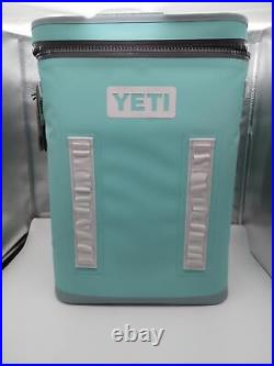 YETI Hopper Backflip 24 Soft Sided Cooler/Backpack, Aquifer Blue