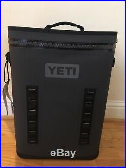 YETI Hopper Backflip 24 Soft Sided Cooler/Backpack, Charcoal NEW