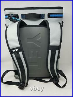 YETI Hopper Backflip 24 Soft Sided Cooler/Backpack, Fog Gray/Tahoe Blue