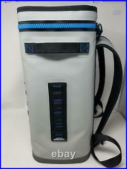 YETI Hopper Backflip 24 Soft Sided Cooler/Backpack, Fog Gray/Tahoe Blue