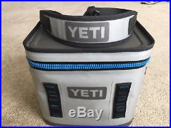 YETI Hopper FLIP 12 can GRAY Soft Side Cooler Used Once. SLIGHTLY USED