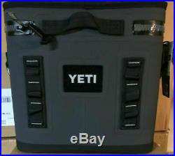 YETI Hopper FLIP 8 can CHARCOAL Soft Side Cooler BRAND NEW