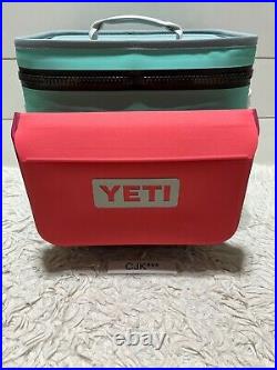 YETI Hopper Flip 12 AQUIFER BLUE! +SIDEKICK DRY-BIMINI PINK? +Shoulder Strap