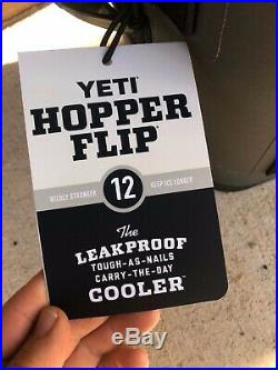 YETI Hopper Flip 12 Charcoal Soft Side Cooler Bag New