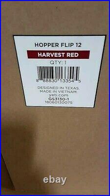 YETI Hopper Flip 12 Harvest Red 16 qt Cooler Retired Color