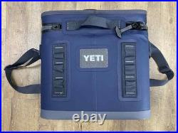 YETI Hopper Flip 12 Navy Gray Portable Soft Sided Cooler PPSDM 353295
