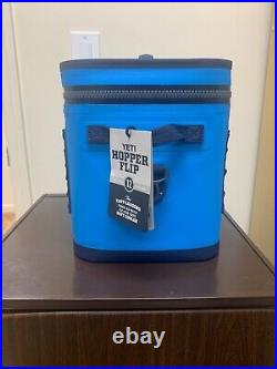 YETI Hopper Flip 12 Soft Cooler Big Wave Blue NEW FREE SHIPPING