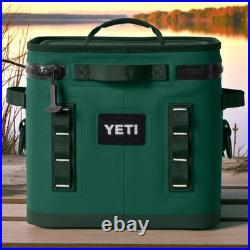 YETI Hopper Flip 12 Soft Cooler Black Forest Green Fast Ship FREE Shipping