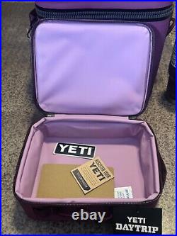 YETI Hopper Flip 12 Soft Cooler + LUNCH BOX + 30 oz TUMBLER LTD ED NORDIC PURPLE