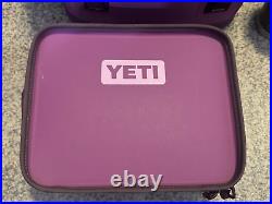 YETI Hopper Flip 12 Soft Cooler + LUNCH BOX + 30 oz TUMBLER LTD ED NORDIC PURPLE