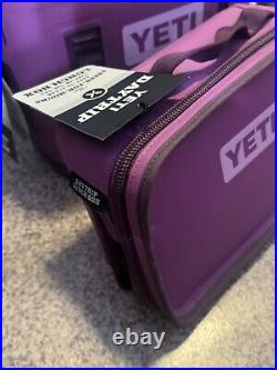 YETI Hopper Flip 12 Soft Cooler + LUNCH BOX + 30 oz TUMBLER LTD ED NORDIC PURPLE