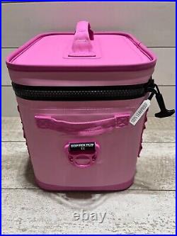 YETI Hopper Flip 12 Soft Cooler? POWER PINK? +Cosmic Lilac 3L Sidekick+Patch