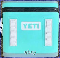 YETI Hopper Flip 12 Soft Sided 16 qt Cooler Aquifer Blue Retired Color