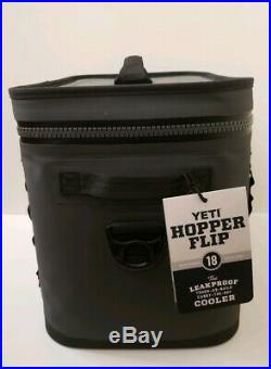 YETI Hopper Flip 18 Portable Cooler Charcoal NEW FREE SHIPPING