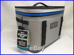 YETI Hopper Flip 18 Rugged Soft-Sided Leakproof Ice Chest Cooler, Blue/Grey