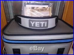 YETI Hopper Flip 18 Rugged Soft-Sided Leakproof Ice Chest Cooler, Blue/Grey-NEW