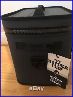 YETI Hopper Flip 18 Rugged Soft-Sided Leakproof Ice Chest Cooler Charcoal NEW