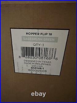 YETI Hopper Flip 18 Soft Sided 24 qt Cooler Sagebrush Green Retired Color
