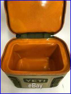 YETI Hopper Flip 8 Portable Cooler in Tan/Orange 11.5 x 8 x 10.5