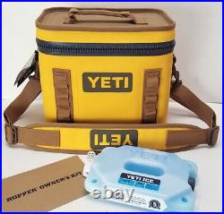 YETI Hopper Flip 8 Portable Soft Cooler Limited Edition Color Alpine Yellow -New