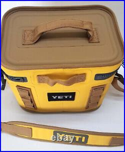 YETI Hopper Flip 8 Portable Soft Cooler Limited Edition Color Alpine Yellow -New