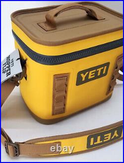 YETI Hopper Flip 8 Portable Soft Cooler Limited Edition Color Alpine Yellow -New