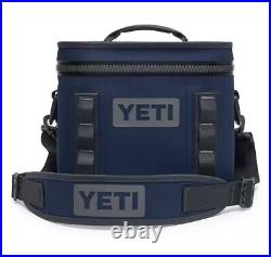 YETI Hopper Flip 8 Portable Soft Cooler Navy NEW Comes With2 Yonder's. 75L