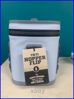 YETI Hopper Flip 8 Soft Cooler Big Sky Blue NEW FREE SHIPPING