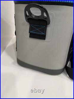 YETI Hopper Flip 8 Soft Cooler FOG GRAY? Tahoe Blue? & Shoulder Strap NICE! EUC