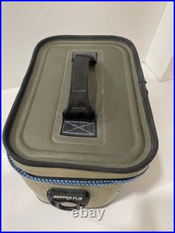 YETI Hopper Flip 8 Soft Cooler? Fog Gray Tahoe Blue With Shoulder Strap & Bag