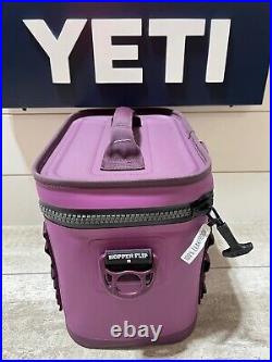 YETI Hopper Flip 8 Soft Cooler NORDIC PURPLE NWOTs+Sunrise&custom Aftermkt patch