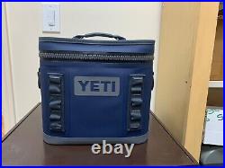 YETI Hopper Flip 8 Soft Cooler Navy NEW FREE SHIPPING