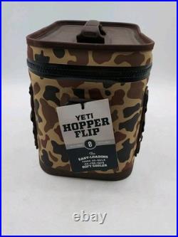 YETI Hopper Flip 8 Soft Cooler Wetlands Camo Missing Strap NEW (#M1-A1)