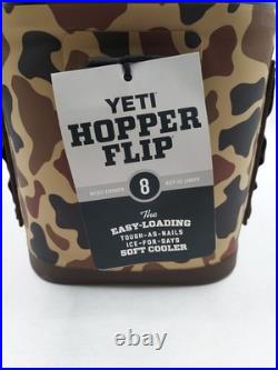 YETI Hopper Flip 8 Soft Cooler Wetlands Camo Missing Strap NEW (#M1-A1)